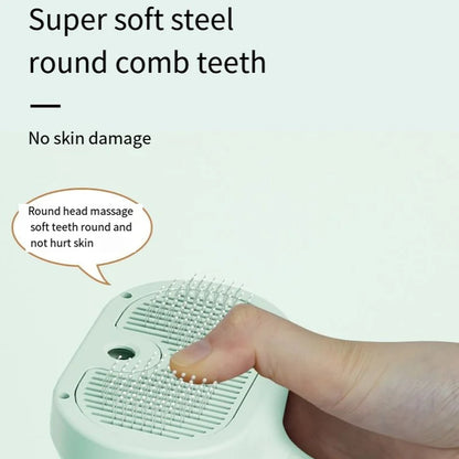 Upgraded Electric Pet Spray Grooming Comb Steamy Floating Hair Removal Cleaning Steam Brush Styling for Dogs Cats Accessories