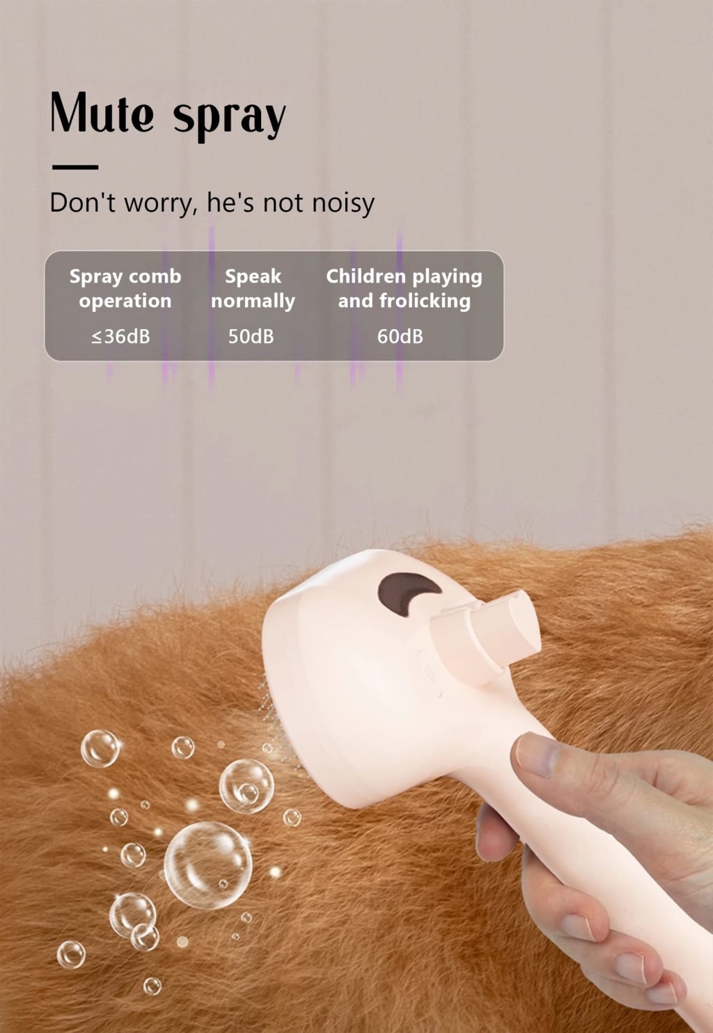 Pet steam brush