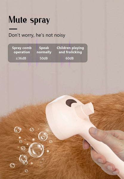 Pet steam brush